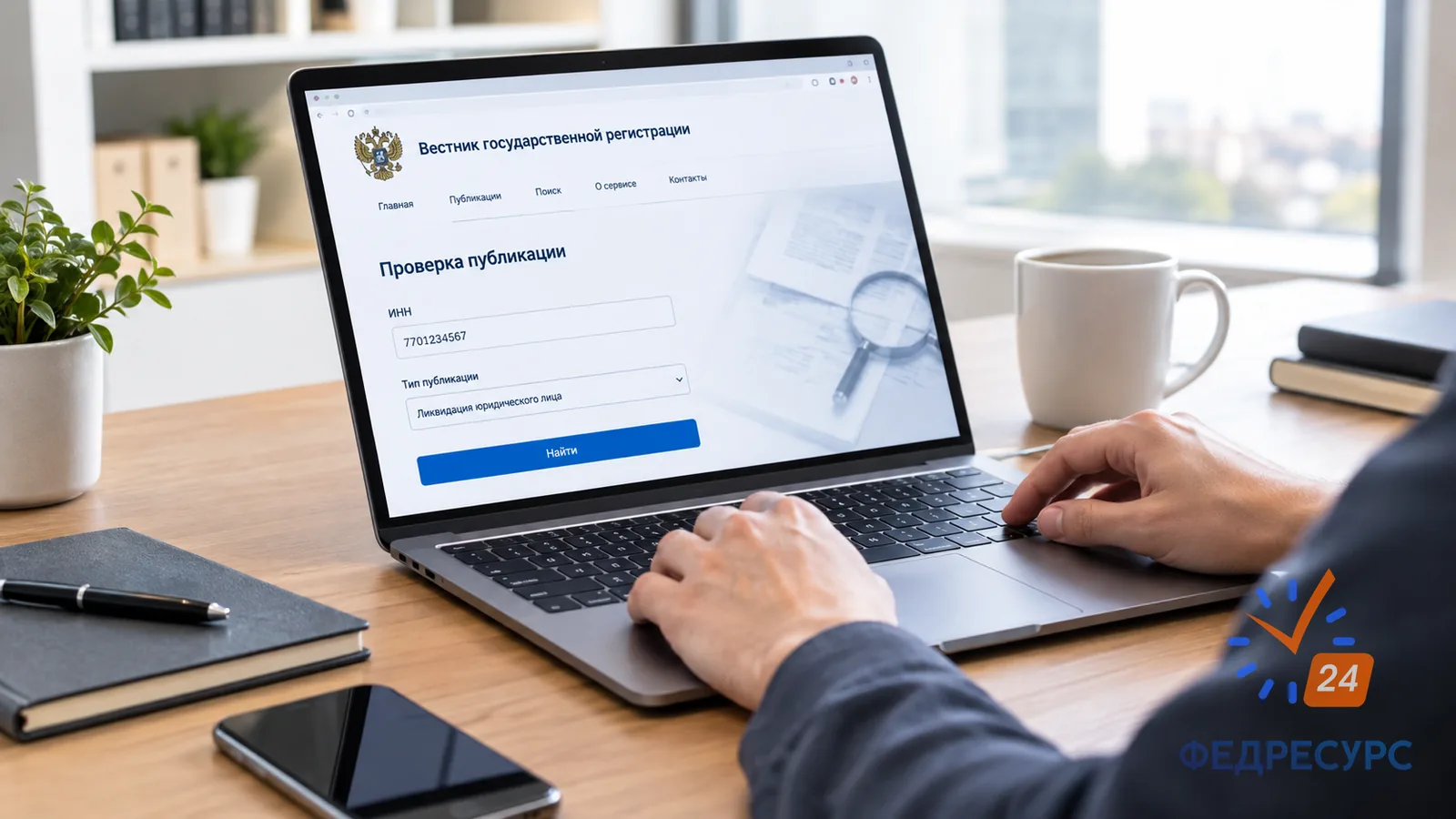Пошаговая инструкция: как проверить публикацию в Вестнике государственной регистрации по ИНН